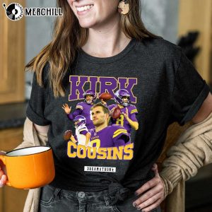 Vintage Kirk Cousins Shirt Minnesota Vikings Shirt Gifts for Vikings Fans 4