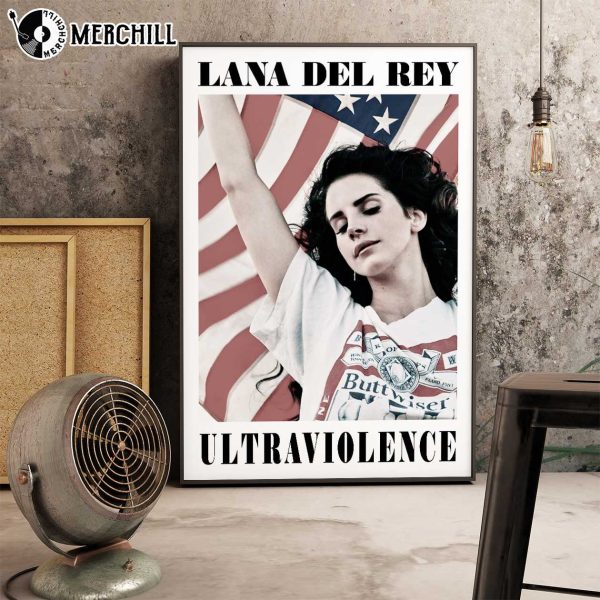 Vintage Lana Del Rey Ultraviolence Poster Lana Del Rey Gift Ideas