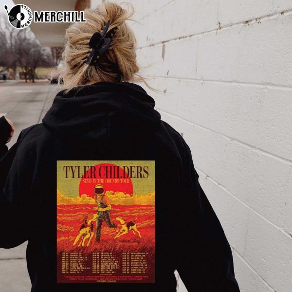 Vintage Tyler Childers Sweatshirt Send in the Hounds Tour Printed 2 Sides