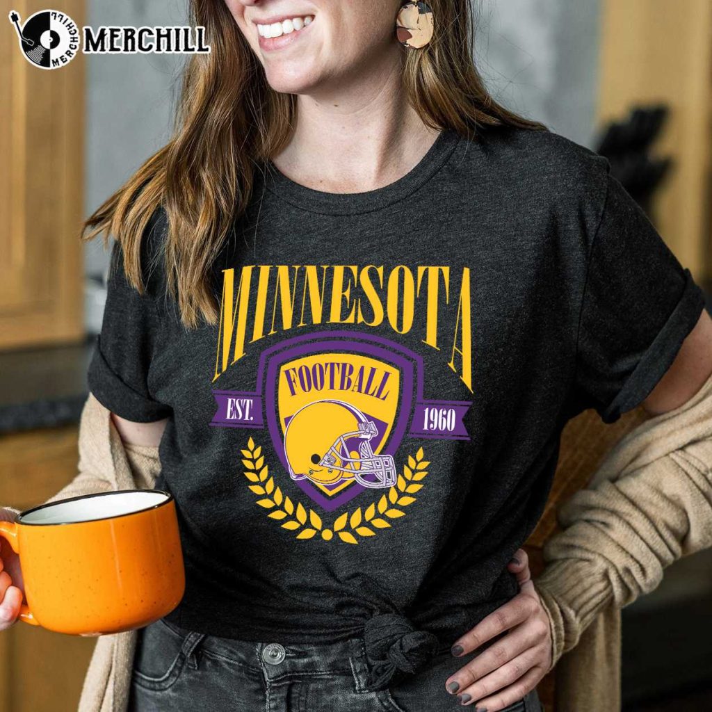 Minnesota vikings retro t shirts best sale