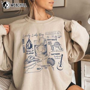 Vintage Tyler Childers Songs Music Collage Sweatshirt Western Style