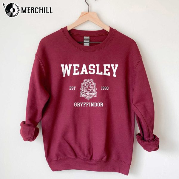 Weasley Shirt Est. 1980 Gryffindor Gifts Cool Harry Potter Stuff