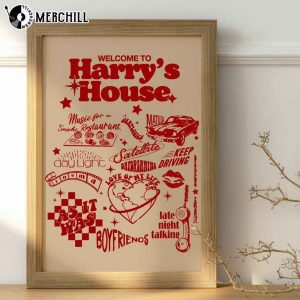 Welcome to Harrys House Album Poster Harry Styles Fan Gifts 4