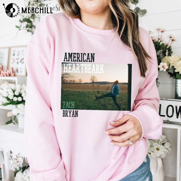 Zach Bryan American Heartbreak Album Cover Shirt Gift For Fans of Zach Bryan