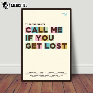 Call Me If You Get Lost Tracklist Poster Tyler The Creator Wall Art 2