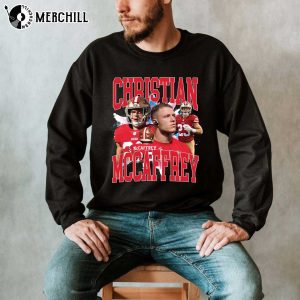 Christian McCaffrey Black 49ers Shirt San Francisco 49ers Gifts for Him 3