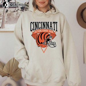 Cincinnati Bengals Shirt Vintage Style Established 1968 - Anynee