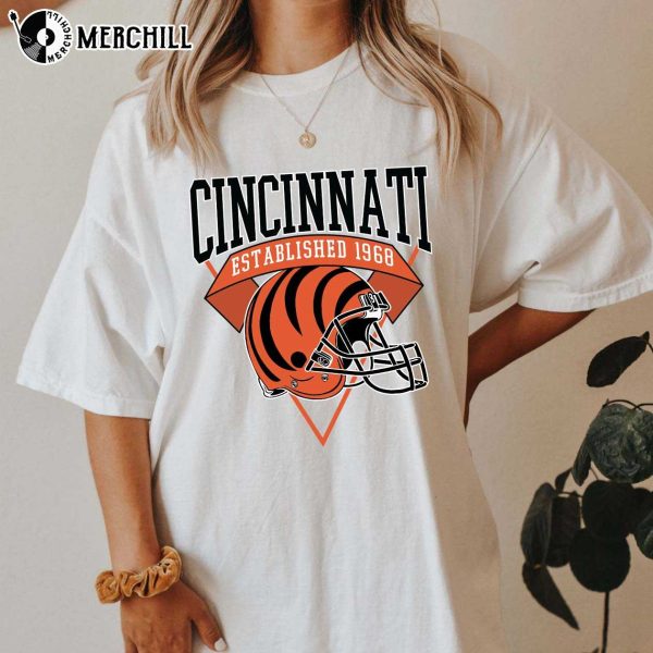 Cincinnati Est. 1968 Vintage Cincinnati Bengals Shirt Gift for Fans