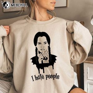 I Hate People Addams Shirt Gift for Wednesday Gift