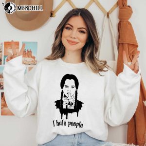 I Hate People Addams Shirt Gift for Wednesday Gift 3