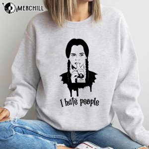 I Hate People Addams Shirt Gift for Wednesday Gift