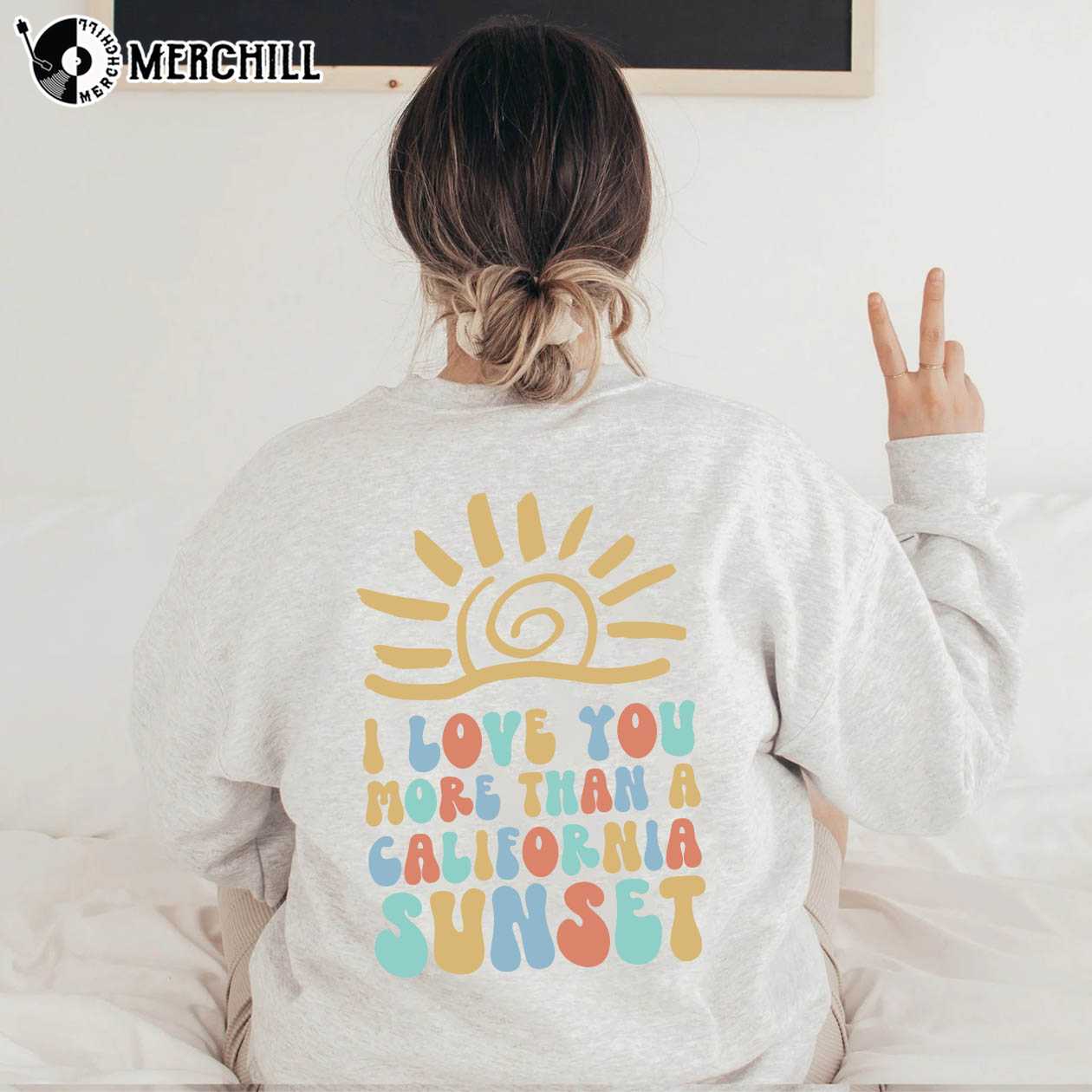I Love You More Than A California Sunset Lyrics Cute Morgan Wallen Shirts -  Happy Place for Music Lovers