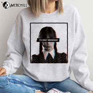 Its Only Wednesday TShirt Gift for Addams Family Fans