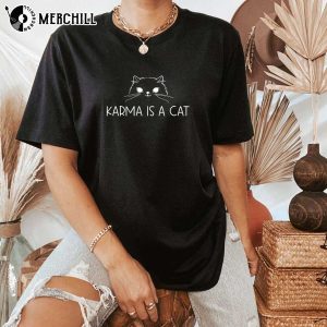 Karma Is A Cat Taylor Swift Sweatshirt Gift for Swiftie