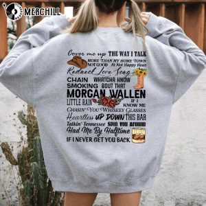 Morgan Wallen Womens Shirt Songs Gifts for Country Music Lovers 3