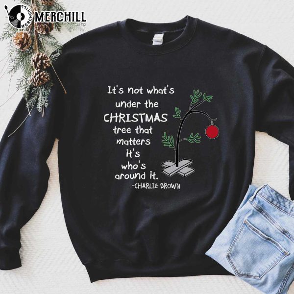 Peanuts Charlie Brown Shirt It’s Not What’s under the Christmas Tree