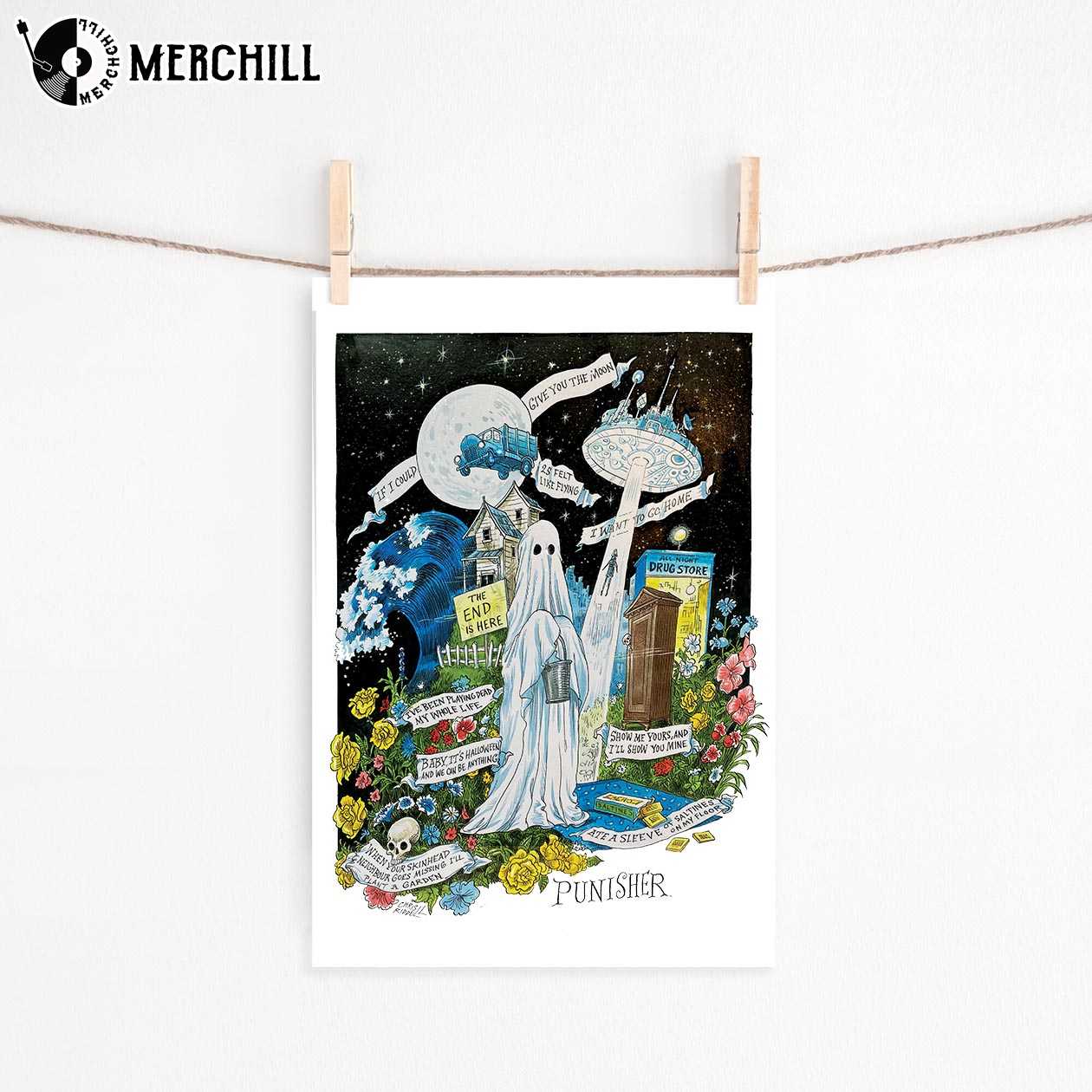 Punisher Phoebe Bridgers Poster Album Gift for Fans - Happy Place for Music  Lovers