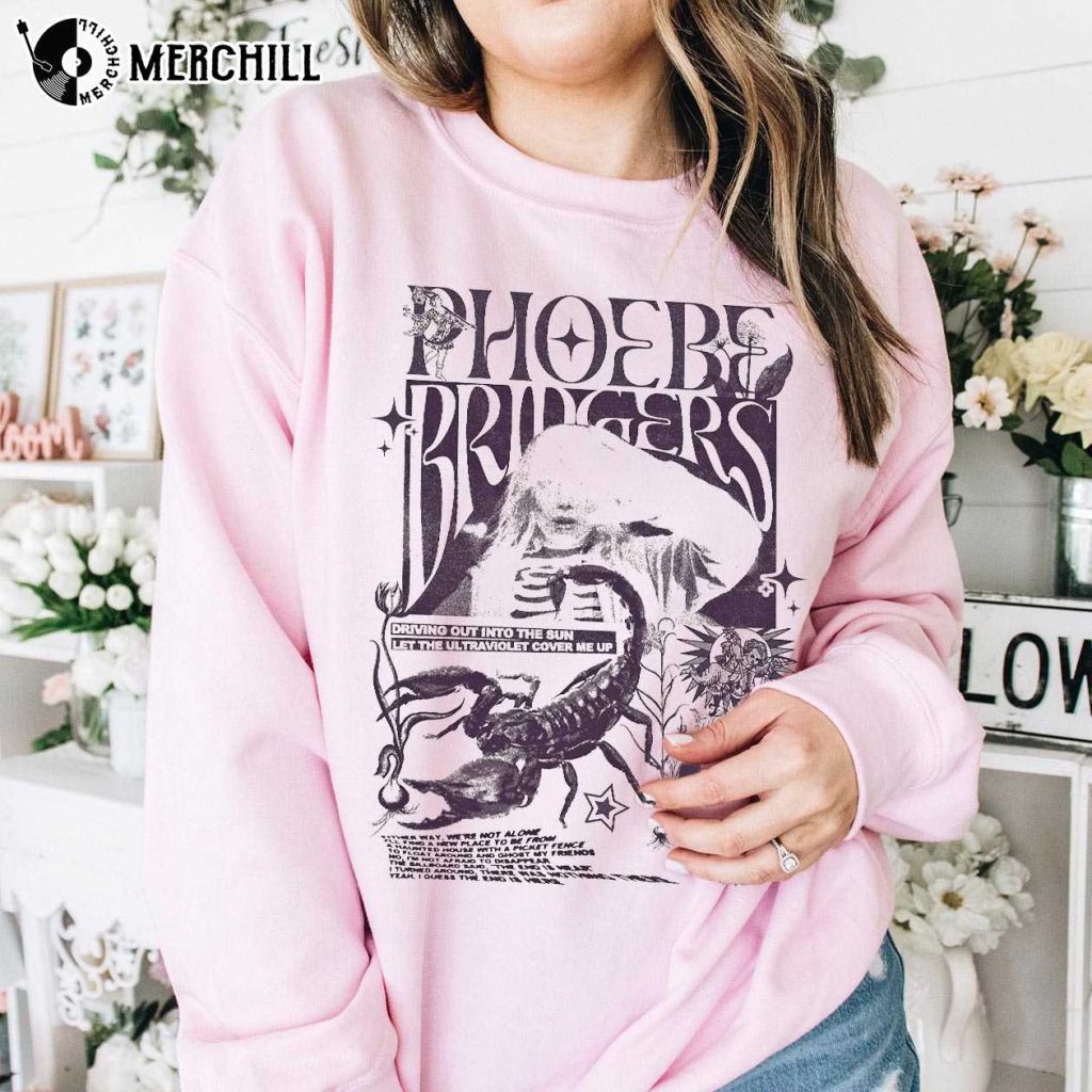 Phoebe Bridgers Tour Merch Skeleton Sweatshirt - Happy Place for Music ...