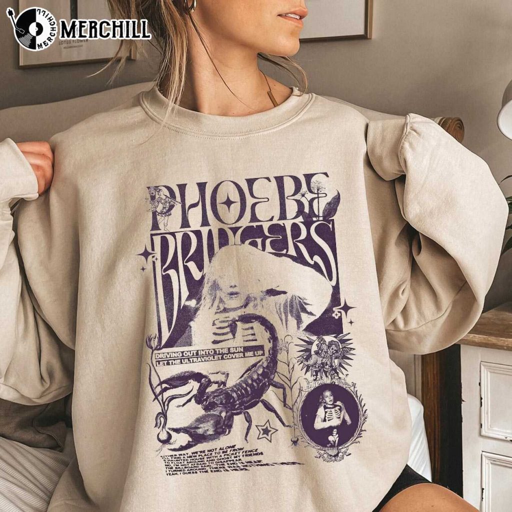 Phoebe Bridgers Tour Merch Skeleton Sweatshirt - Happy Place for Music ...