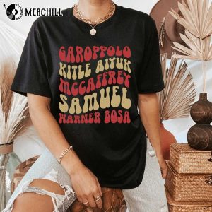 Players White 49ers Shirt San Francisco 49ers Gifts for Her 2