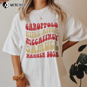 Players White 49ers Shirt San Francisco 49ers Gifts for Her 3