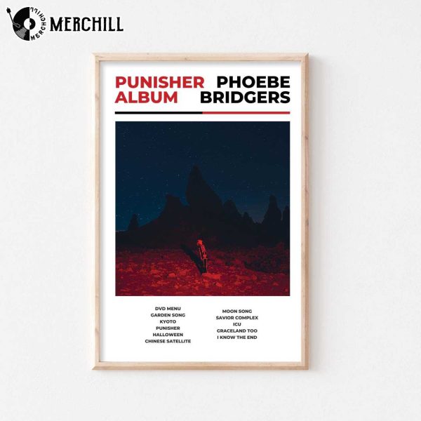 Punisher Phoebe Bridgers Poster Album Gift for Fans