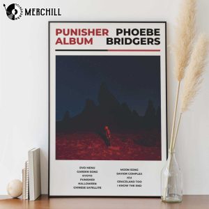 Punisher Phoebe Bridgers Poster Album Gift for Fans