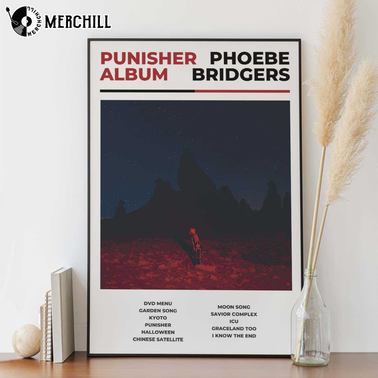 Punisher Phoebe Bridgers Poster Album Gift for Fans - Happy Place for Music  Lovers