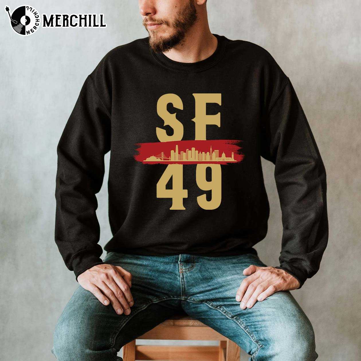 mens 49ers pullover