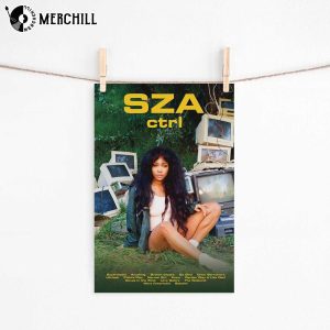 SZA Ctrl Poster Tracklist Gift for SZA Fans