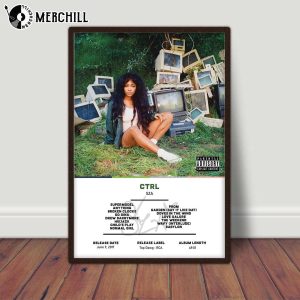 SZA Poster Ctrl Album Cover Gift for SZA Fans 3