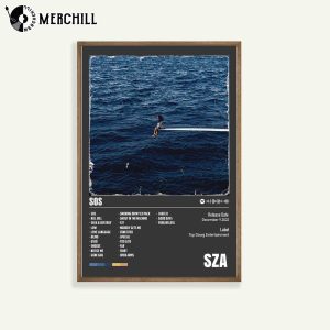 SZA SOS Poster Tracklist Album 2022 Gift 3