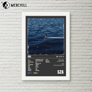 SZA SOS Poster Tracklist Album 2022 Gift 4