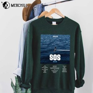 SZA SOS Tracklist SZA Sweatshirt New Album Gift for Fans 4