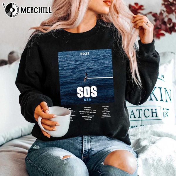SZA SOS Tracklist SZA Sweatshirt New Album Gift for Fans