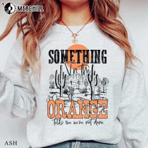 Something in The Orange Vintage Zach Bryan Sweatshirt