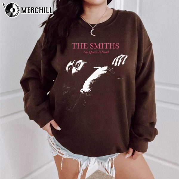 The Queen Is Dead Sweatshirt Printed 2 Sides The Smiths Band Album