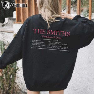 The Queen Is Dead Sweatshirt Printed 2 Sides The Smiths Band Album 4