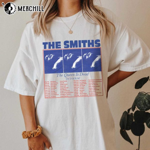 The Queen Is Dead Tour 1986 T Shirt The Smith Merch