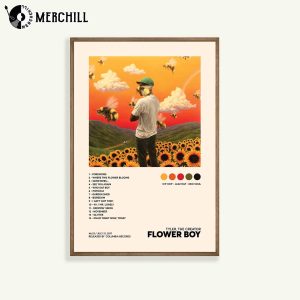 Tyler The Creator Flower Boy Poster Album Tracklist Tyler The Creator Gift Ideas 4