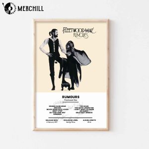 Vintage Fleetwood Mac Poster Stevie Nicks Gift Ideas 2