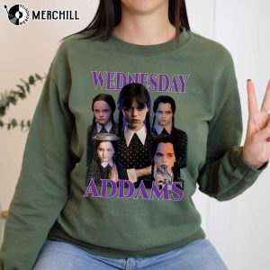 Vintage Wednesday Addams Sweatshirt Gift for Addams Family Fans 3