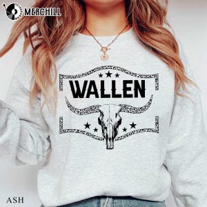 Wallen Western Bullhead Women Morgan Wallen Sweatshirt Country Music Gift