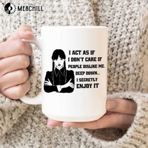 Wednesday Addams Mug Quotes Gifts for Horror Movie Lovers 2