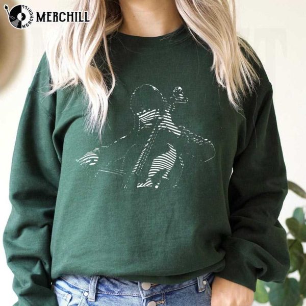 Wednesday Play Cello Sweatshirt Gifts for Horror Movie Lovers