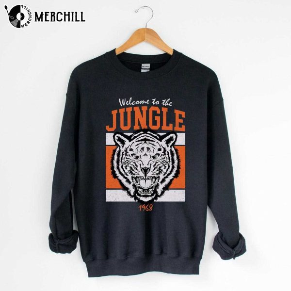 Welcome to The Jungle 1968 Cincinnati Bengals Long Sleeve Shirt