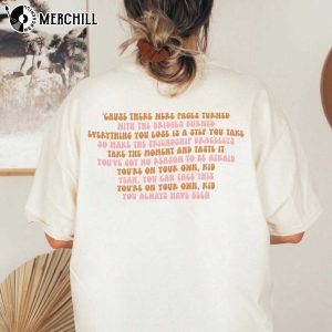 You're On Your Own Kid Lyrics Taylor Swift Midnights Sweatshirt - Happy  Place for Music Lovers