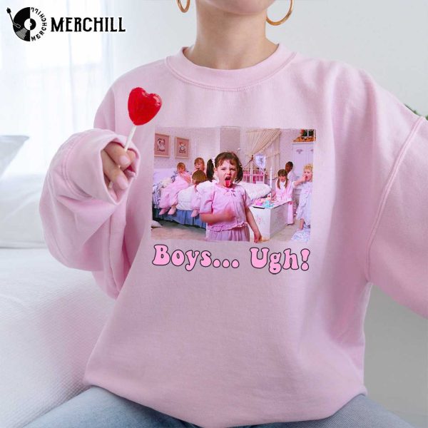Boys… Ugh! Retro Valentine Shirt Funny Valentines Gifts for Her