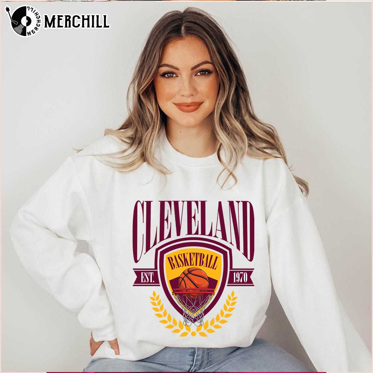 Cleveland Est. 1970 Vintage Cleveland Cavaliers Shirt Cleveland Sports  Gifts - Happy Place for Music Lovers