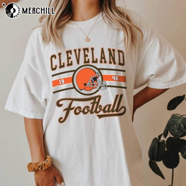 Cleveland Football 1946 Cleveland Browns Long sleeve Shirt Cleveland Browns Gift Ideas